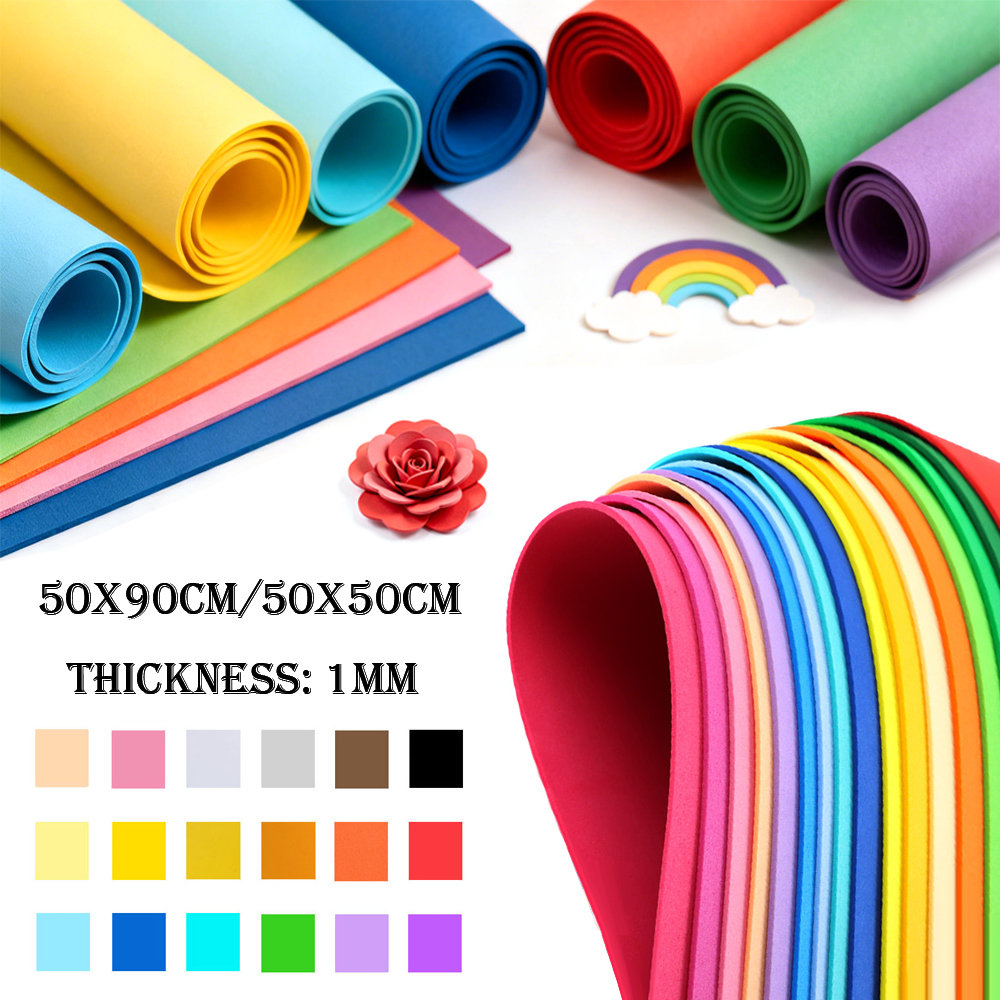 Art Craft Birthday Party - 1/18Pcs Colorful EVA Foam Sheets 1mm