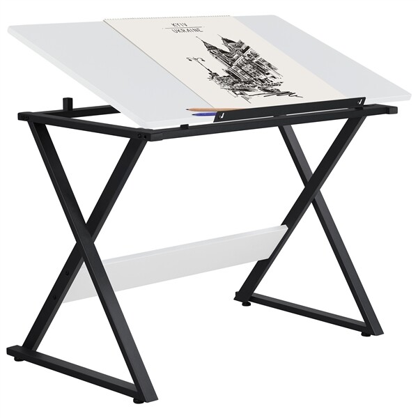 Art & Craft On Wild Animals For Preschoolers - Art Desk Drafting Table Craft Work