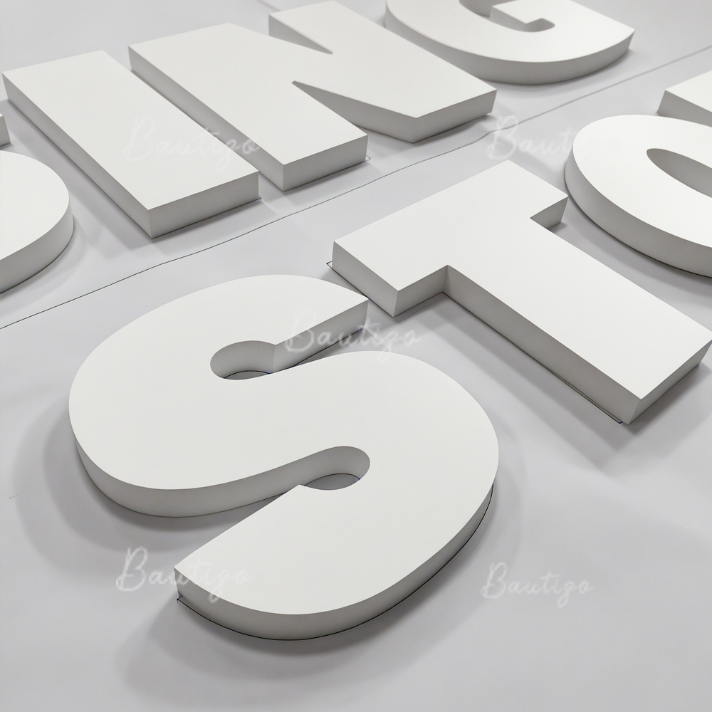 Art Craft Logo Design - DIY Slogan Logo Letter 15CM White