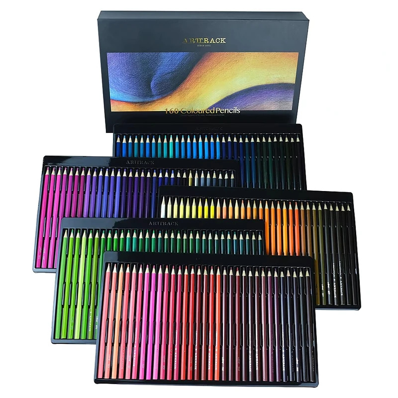 Chalk Pastel Set - Oily Colored Pencils Set (12 Colors)