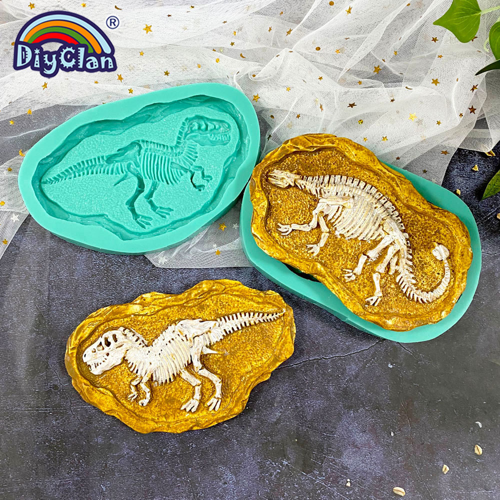 Art Craft Model - Dinosaur Skeleton Specimen Silicone Mold Tyrannosaurus