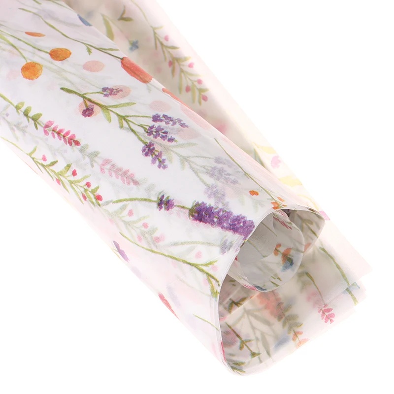 Art Craft Birthday Party - 10 Pcs Floral Tissue Paper Bouquet