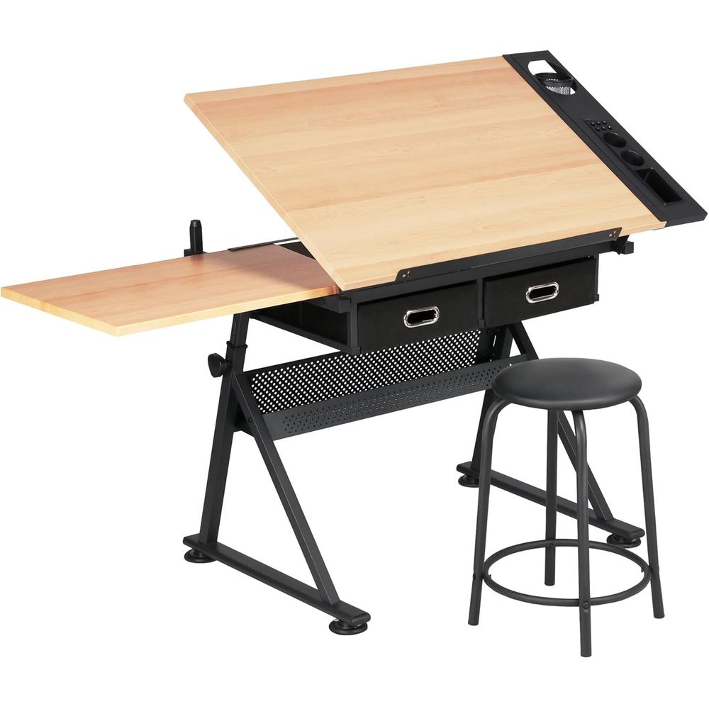 Art & Craft On Wild Animals For Preschoolers - Height Adjustable Drating Table Ding Table