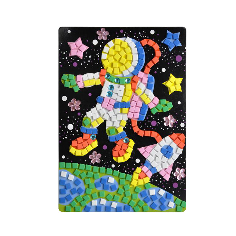 6Pcs Childrens Mosaic Art Stic - Art And Craft For Nursery recensie en prijs