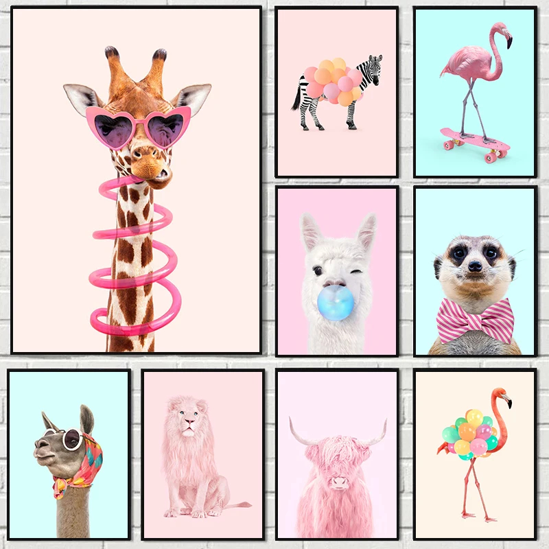 Funny Fashion Giraffe Zebra Fl - Art Craft Party recensie en prijs
