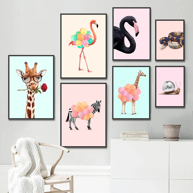 Funny Fashion Giraffe Zebra Fl - Art Craft Party recensie en prijs