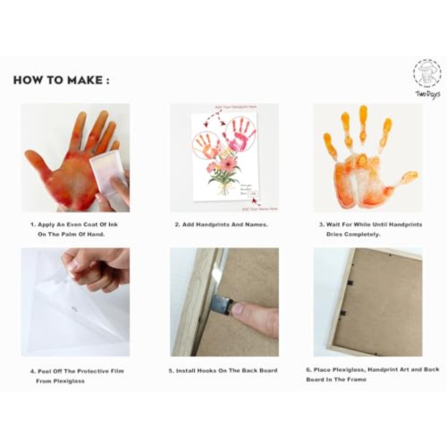 Flower Bouquet Handprint Art C - Art & Craft On Wild Animals For Preschoolers recensie en prijs