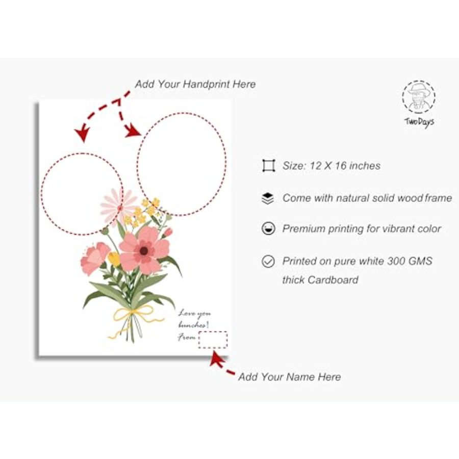 Flower Bouquet Handprint Art C - Art & Craft On Wild Animals For Preschoolers recensie en prijs