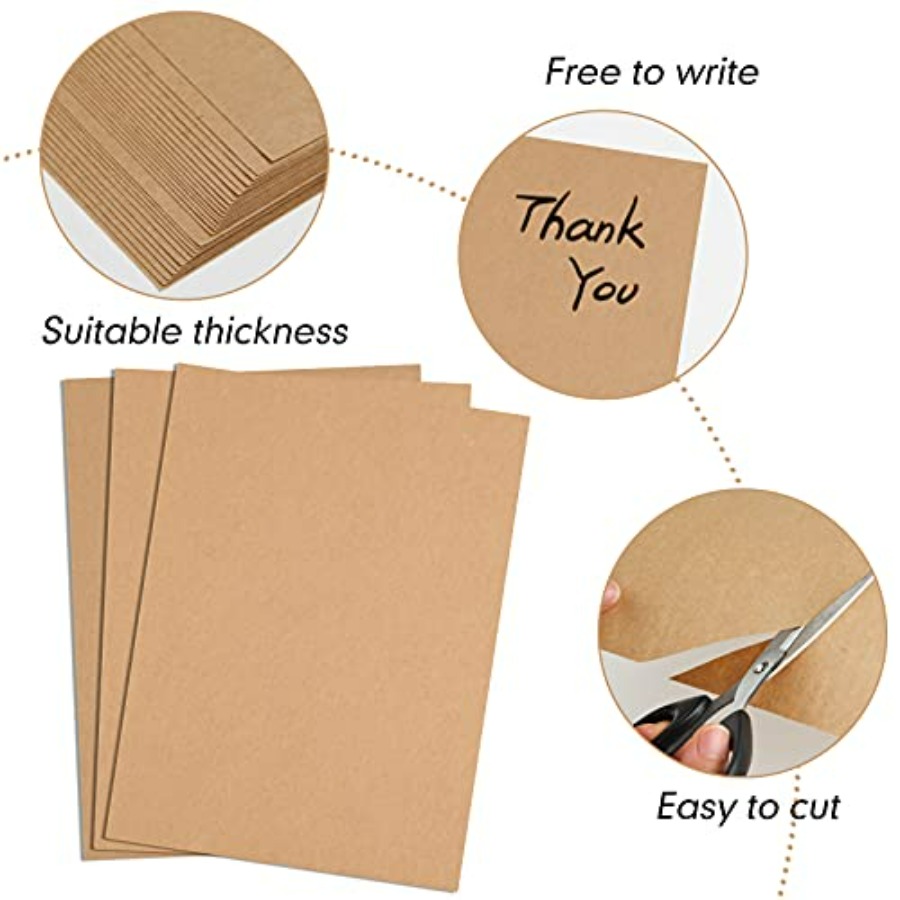 60 Sheets Kraft Paper 8.5 x 11 - Art X Craft recensie en prijs