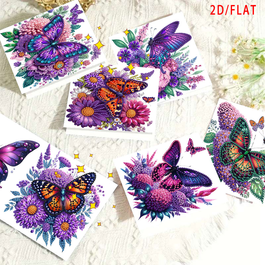 6-piece Diamond Painting Purpl - Art Craft Butterfly recensie en prijs