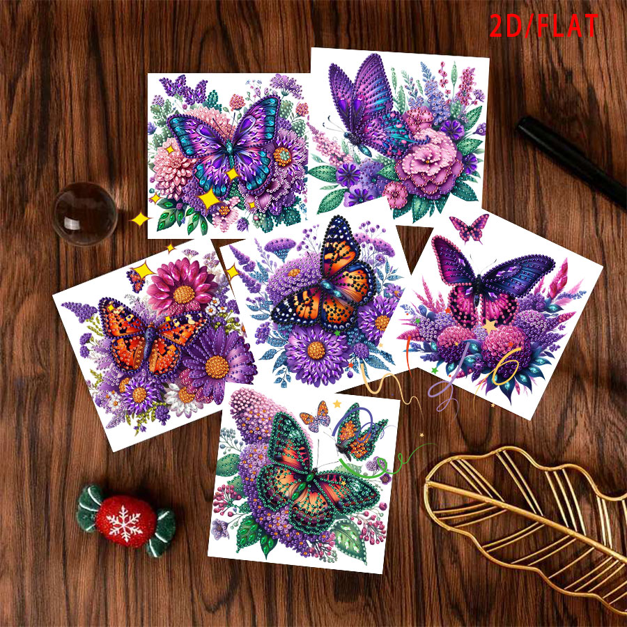 6-piece Diamond Painting Purpl - Art Craft Butterfly recensie en prijs