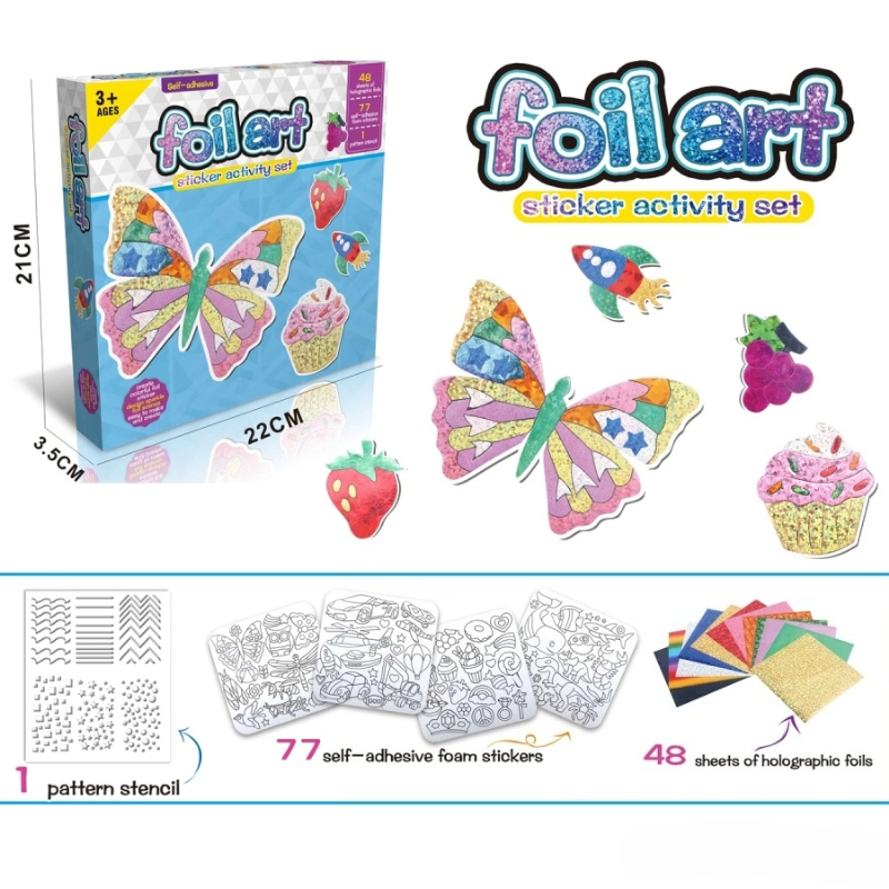 Foil Arts and Crafts for Kids  - Art Craft Birthday Party recensie en prijs
