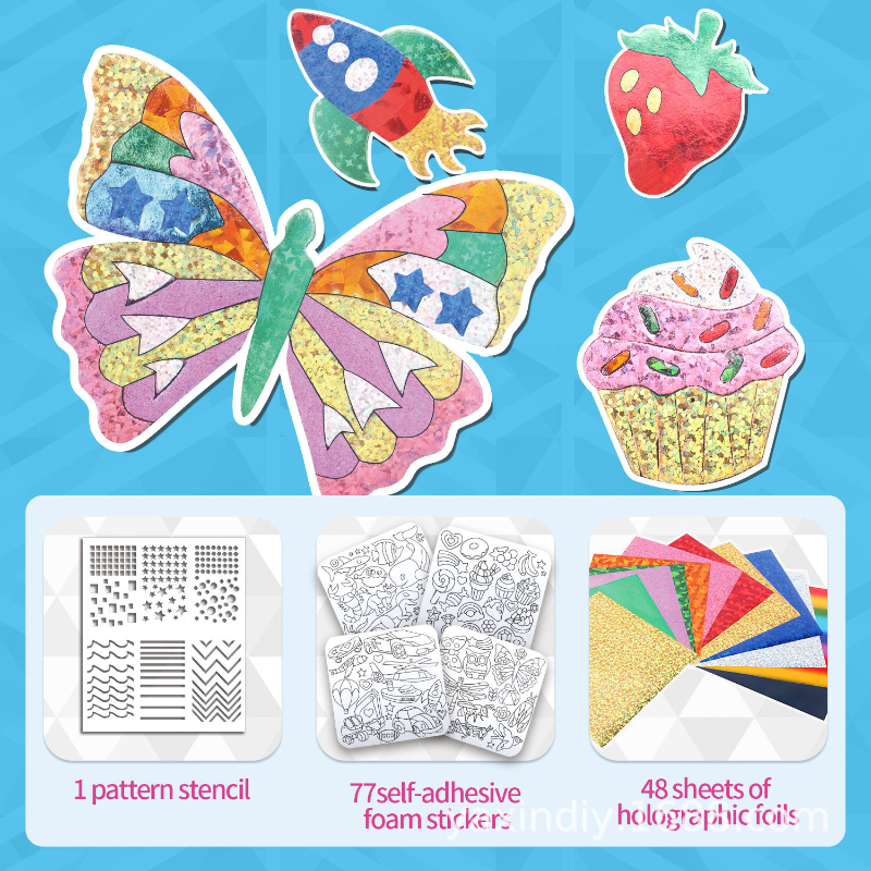 Foil Arts and Crafts for Kids  - Art Craft Birthday Party recensie en prijs