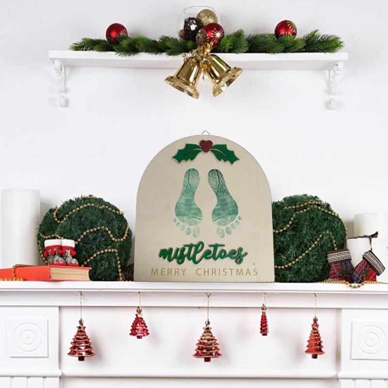 Baby's Footprint Christmas Sig - Art And Craft For Nursery recensie en prijs