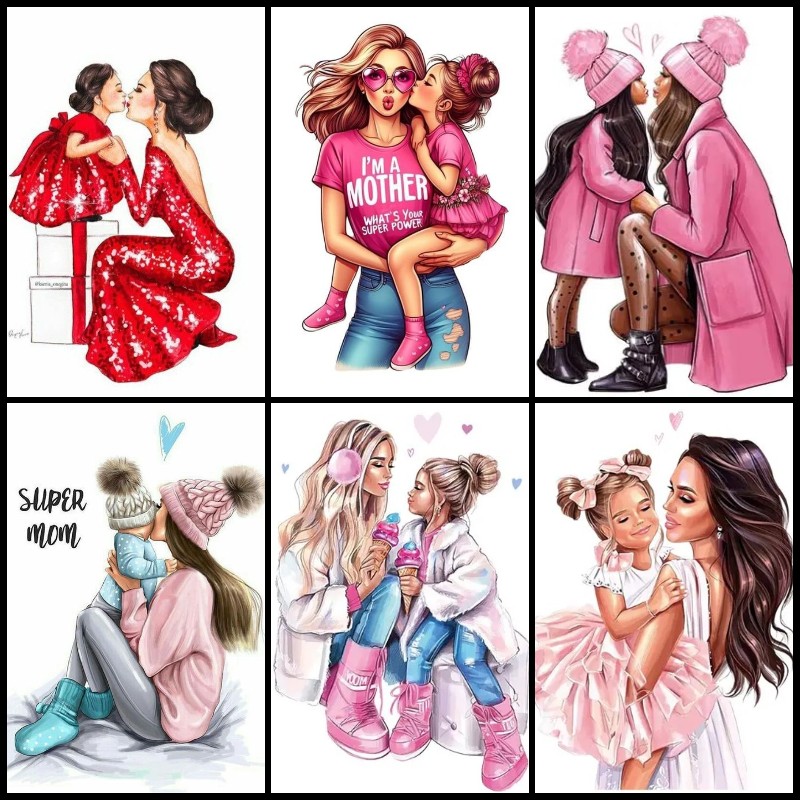 Mother Daughter Art Hobby 5D D - Art And Craft For Mother'S Day recensie en prijs