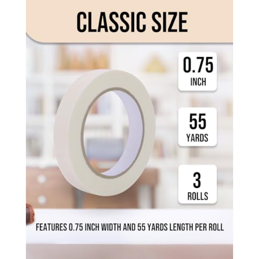 Masking Tape 3/4 inch, 3 Pack  - Art X Craft recensie en prijs