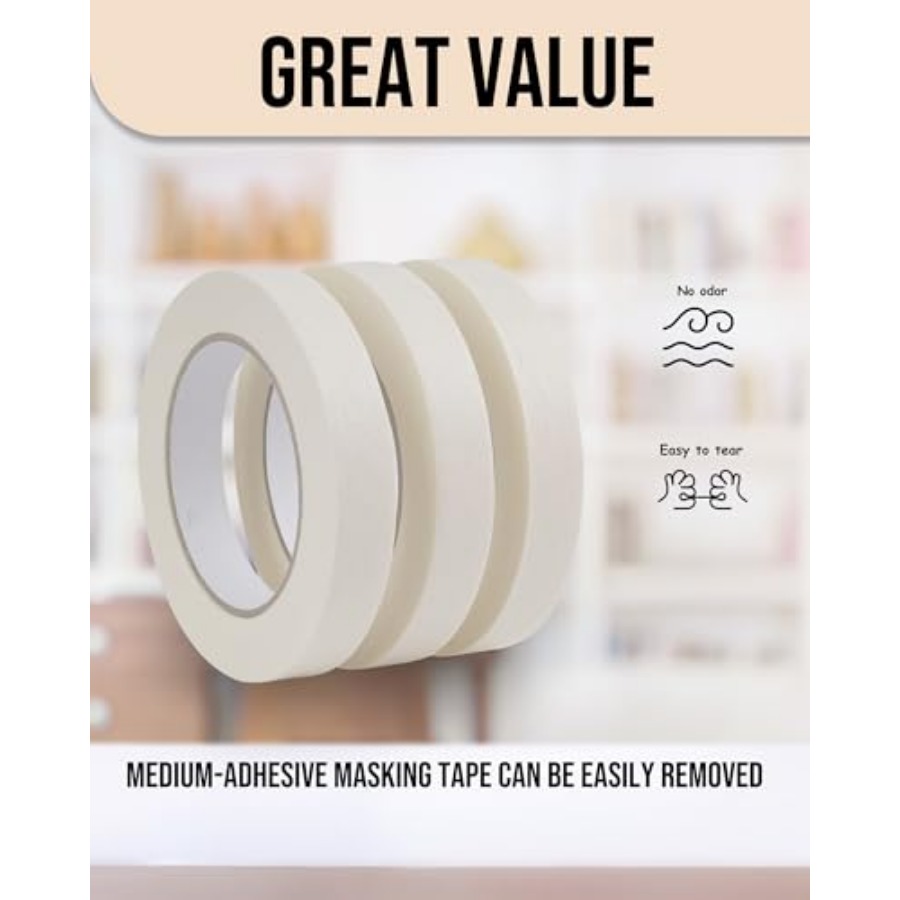 Masking Tape 3/4 inch, 3 Pack  - Art X Craft recensie en prijs