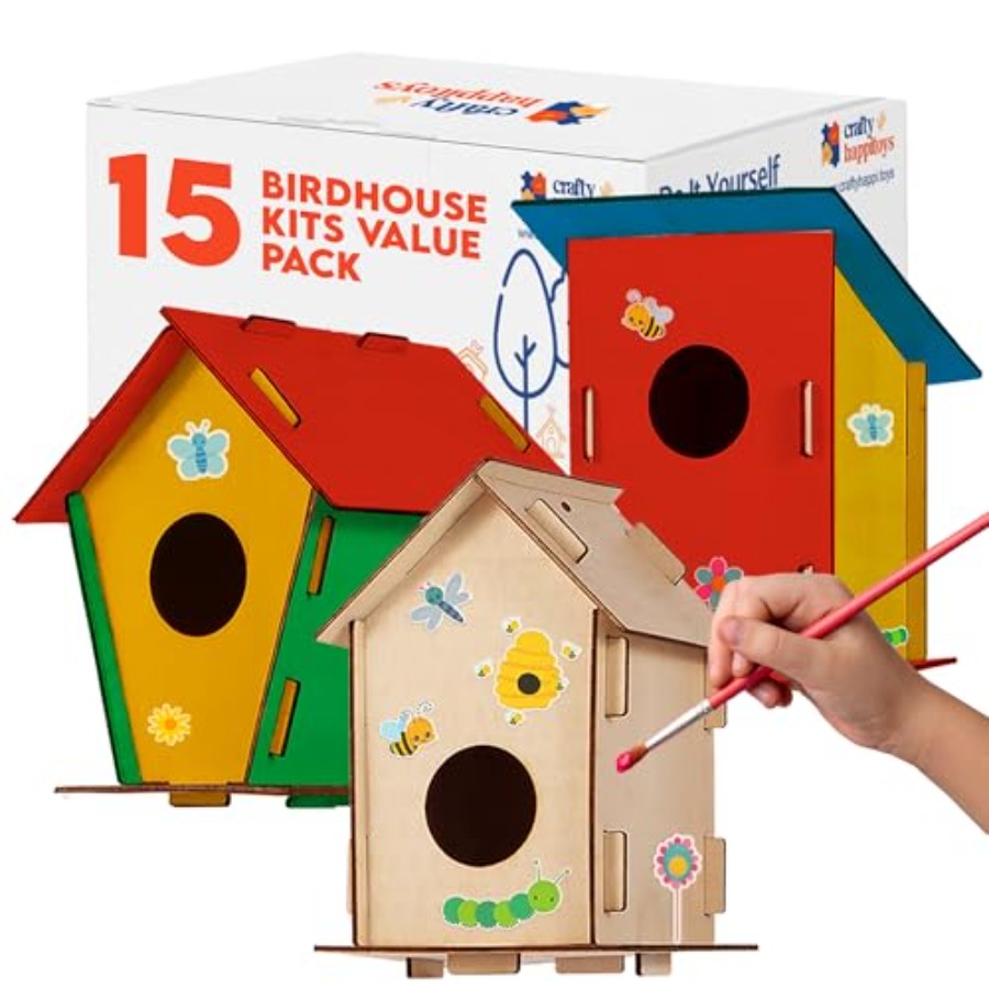 Kit - Unfinished Wood Bird Hou - Art Crafting recensie en prijs