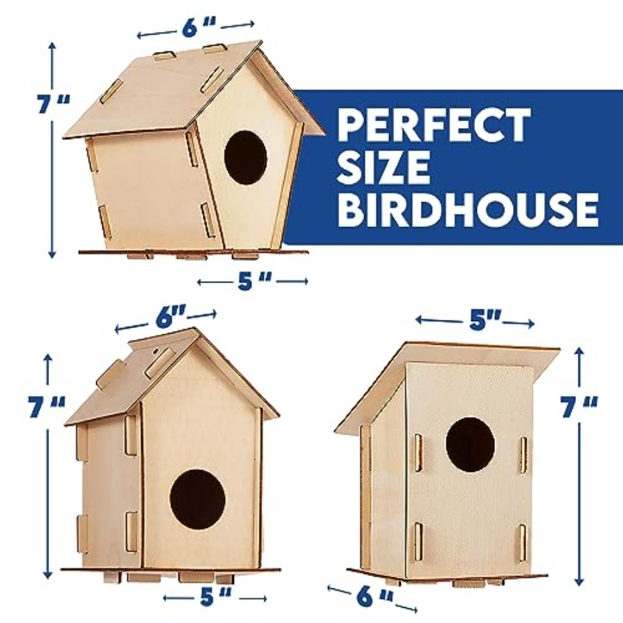 Kit - Unfinished Wood Bird Hou - Art Crafting recensie en prijs