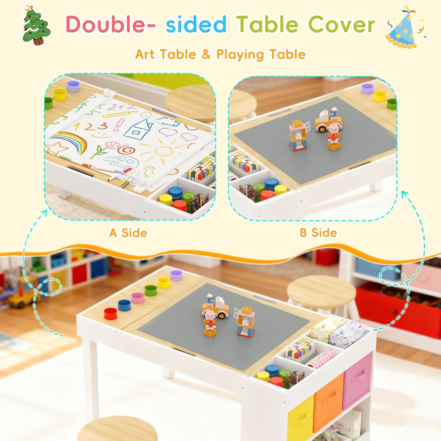 Kids Art Table and 2 Chairs Se - Art X Craft recensie en prijs