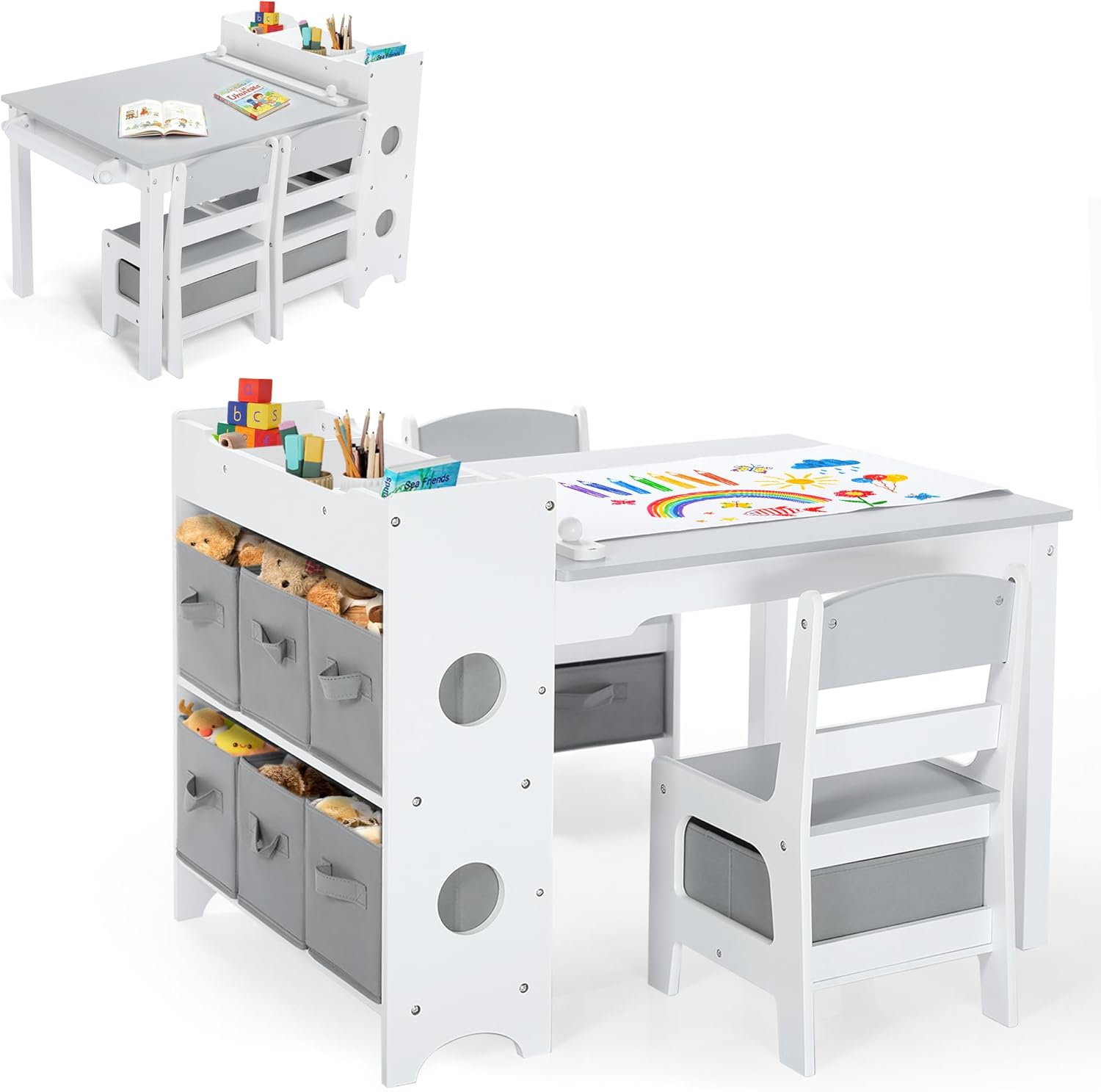 Kids Art Table & Chair Set, Wo - Art And Craft For Nursery recensie en prijs