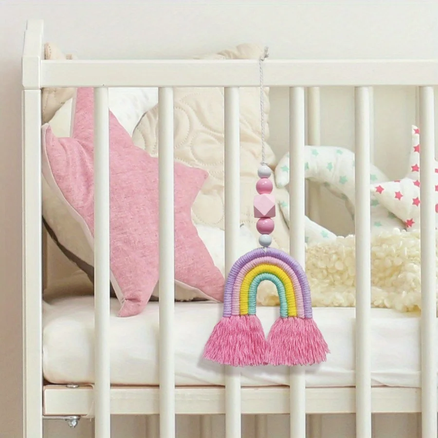Pink Rainbow Wind Chimes Weavi - Art And Craft For Nursery recensie en prijs