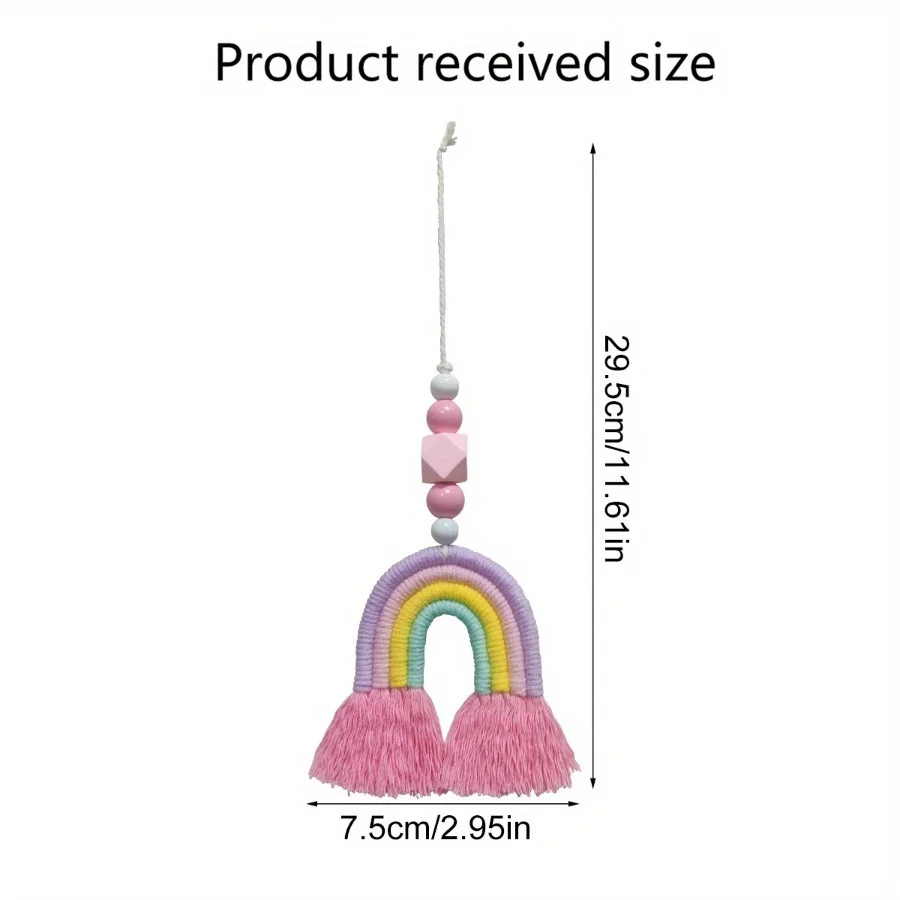Pink Rainbow Wind Chimes Weavi - Art And Craft For Nursery recensie en prijs