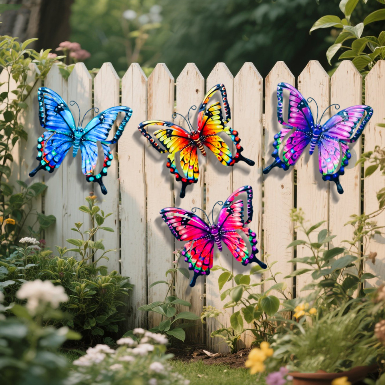 4pcs Iron Butterfly Wall Decor - Art Craft Butterfly recensie en prijs