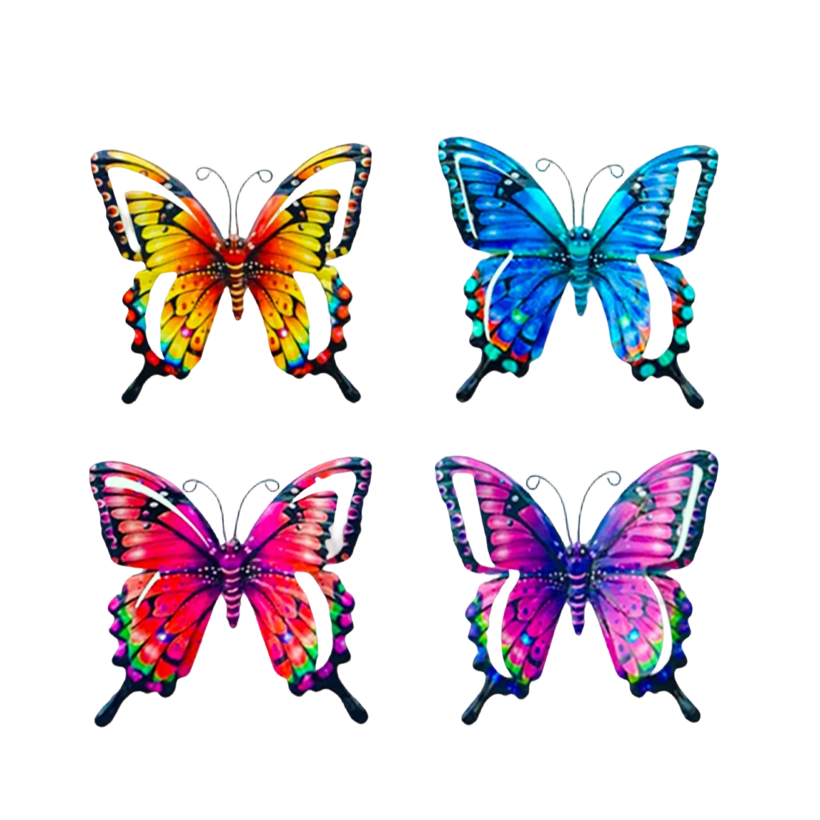 4pcs Iron Butterfly Wall Decor - Art Craft Butterfly recensie en prijs