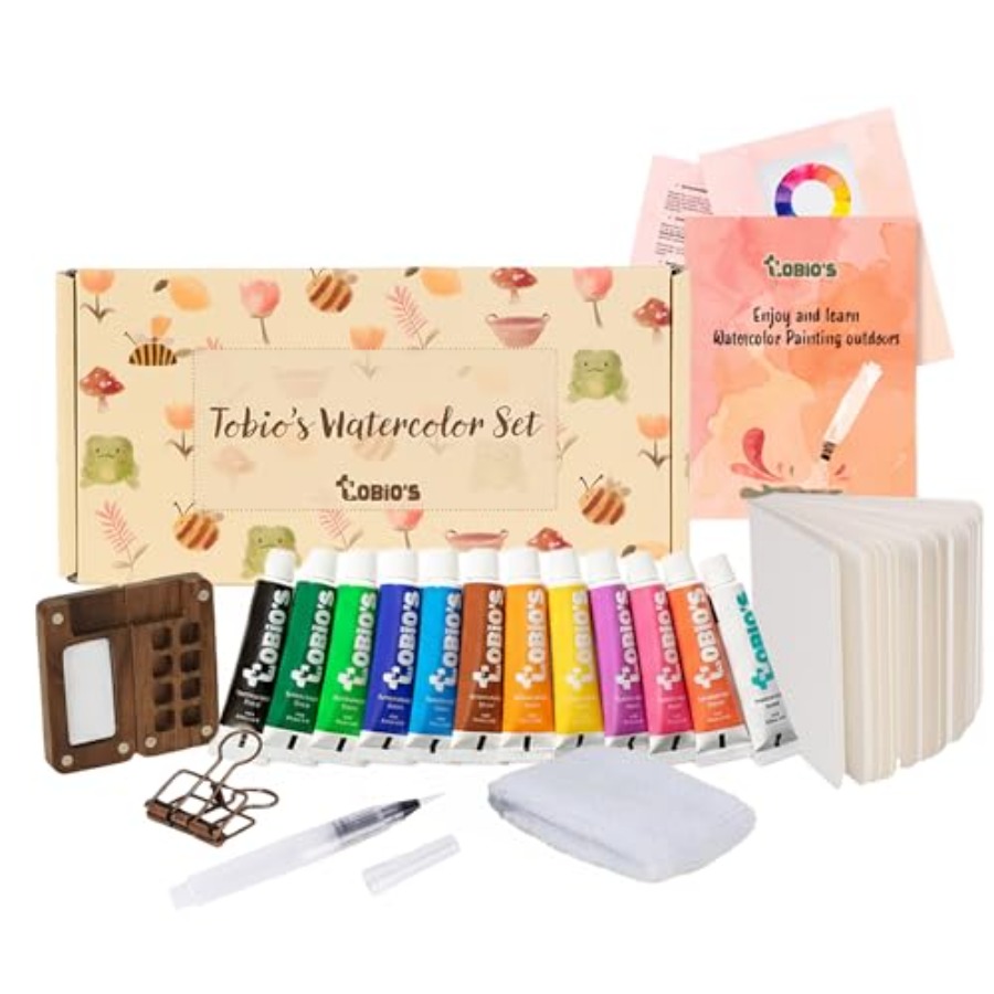 Original Mini Wooden Watercolo - Art & Craft On Wild Animals For Preschoolers recensie en prijs