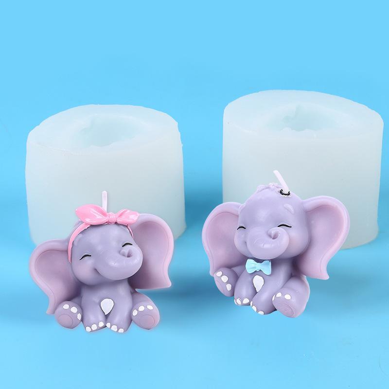 Cute 3D Elephant Silicone Cand - Art Craft Elephant recensie en prijs