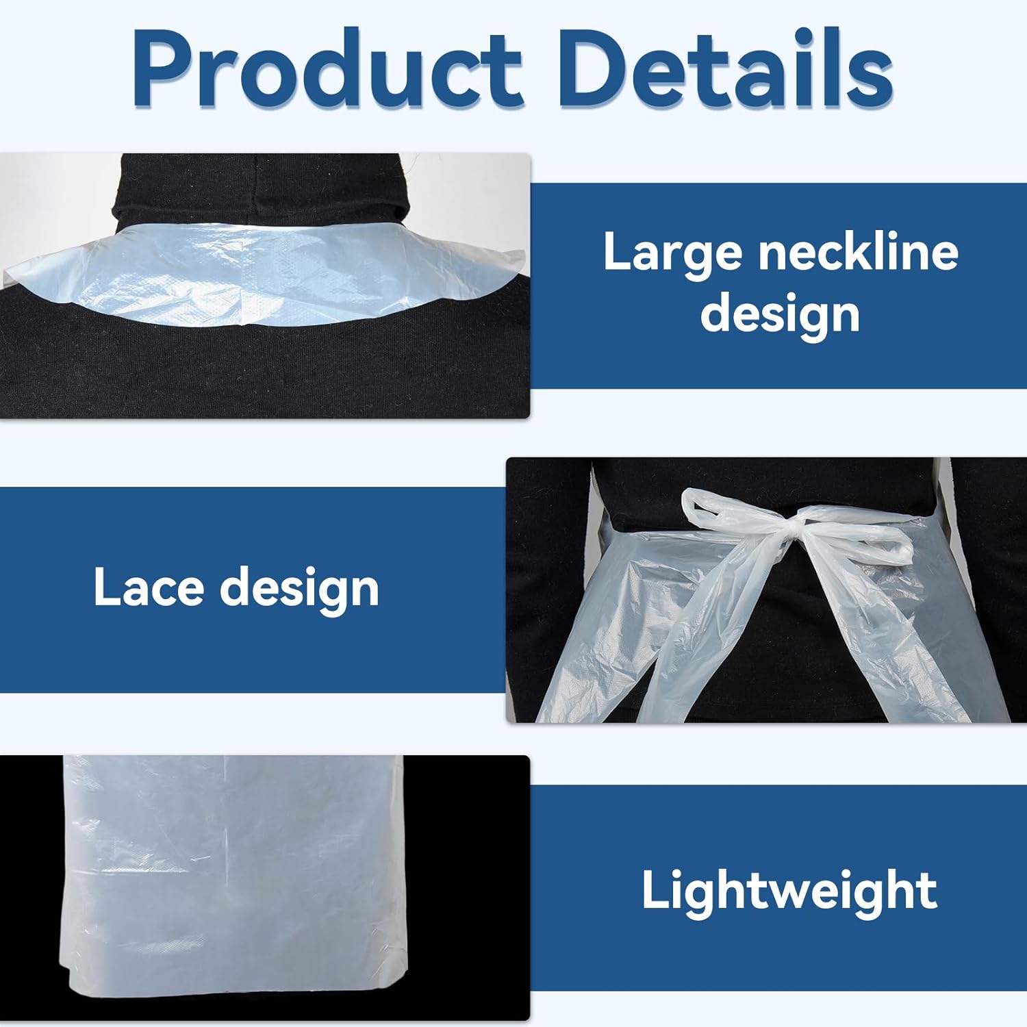 Disposable White Plastic Apron - Art X Craft recensie en prijs