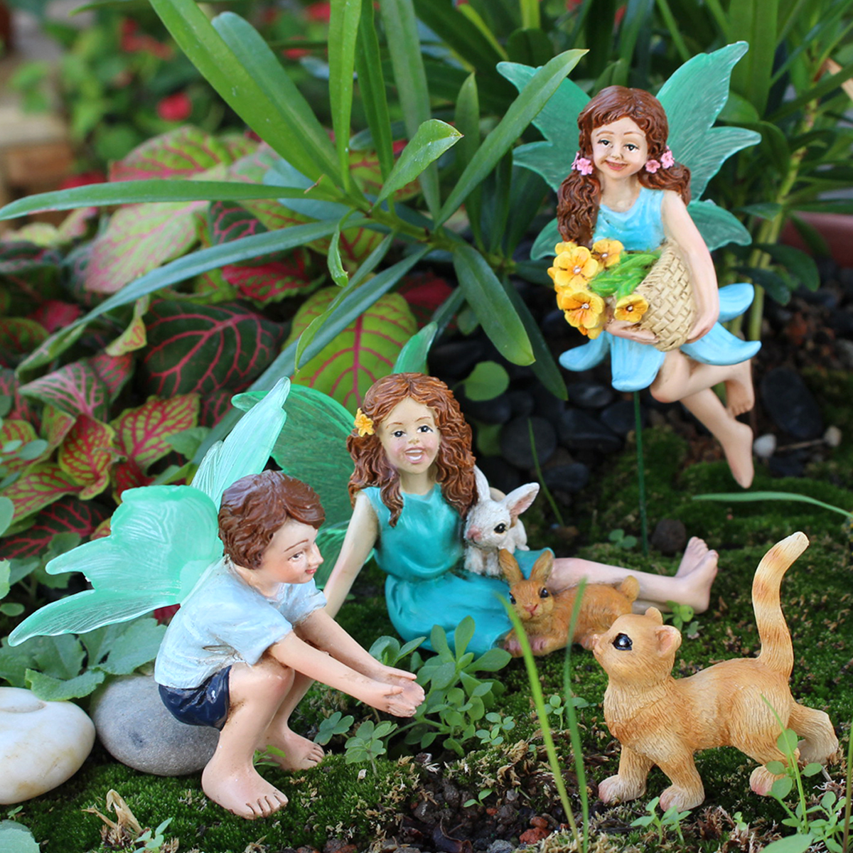 4pc Flower Fairy and Animal Pa - Art Craft Party recensie en prijs