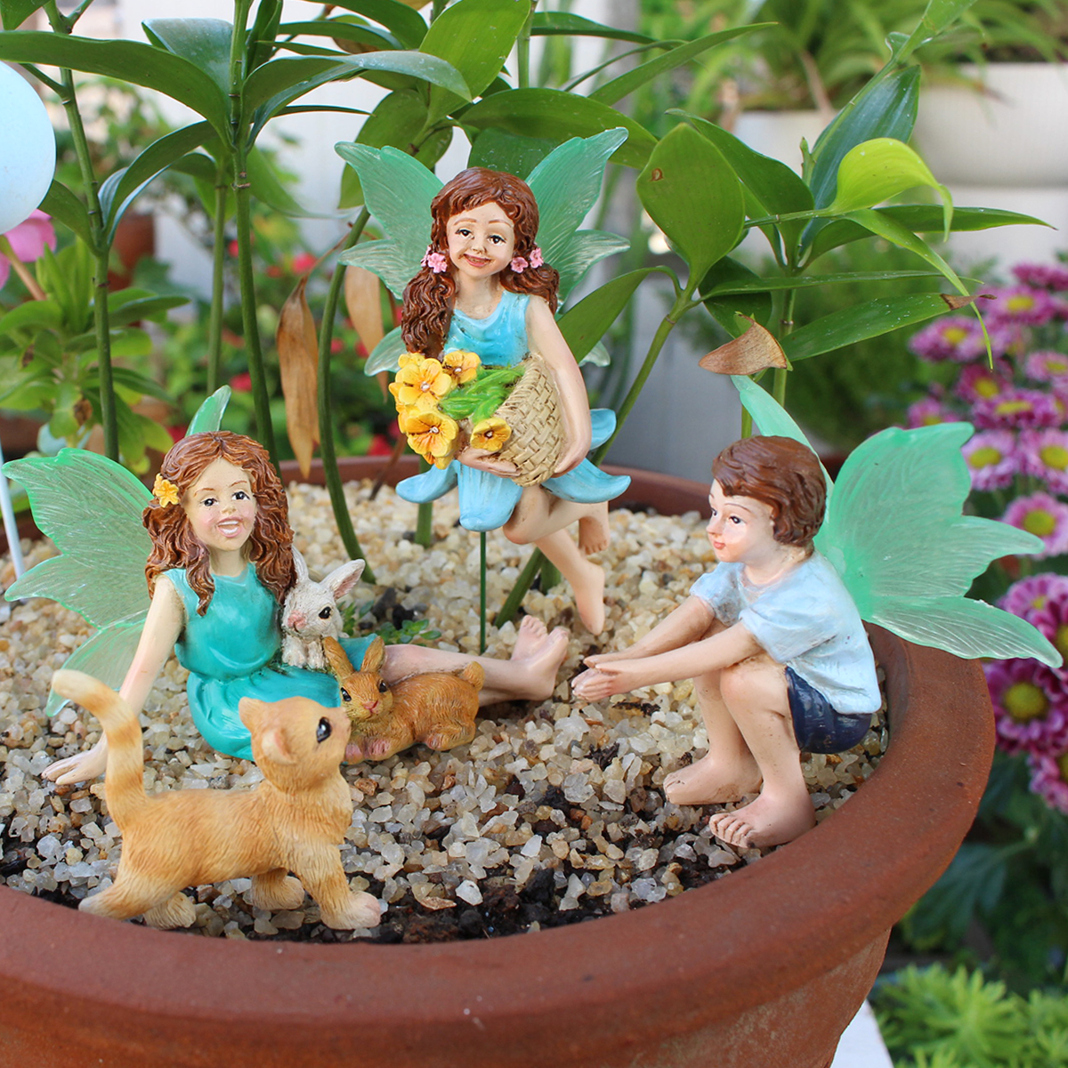 4pc Flower Fairy and Animal Pa - Art Craft Party recensie en prijs