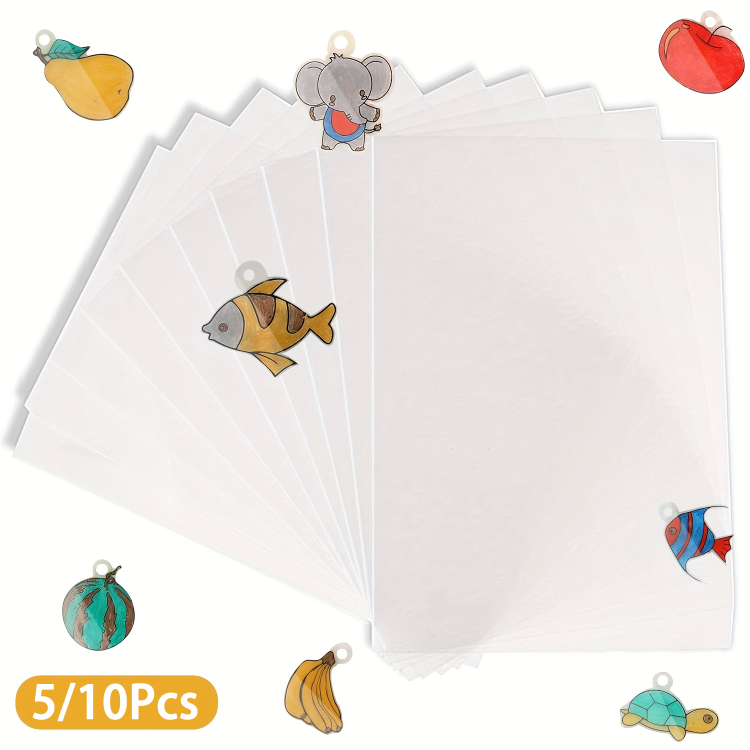 5-10 Pcs Shrink Plastic Sheets - Art Craft Birthday Party recensie en prijs