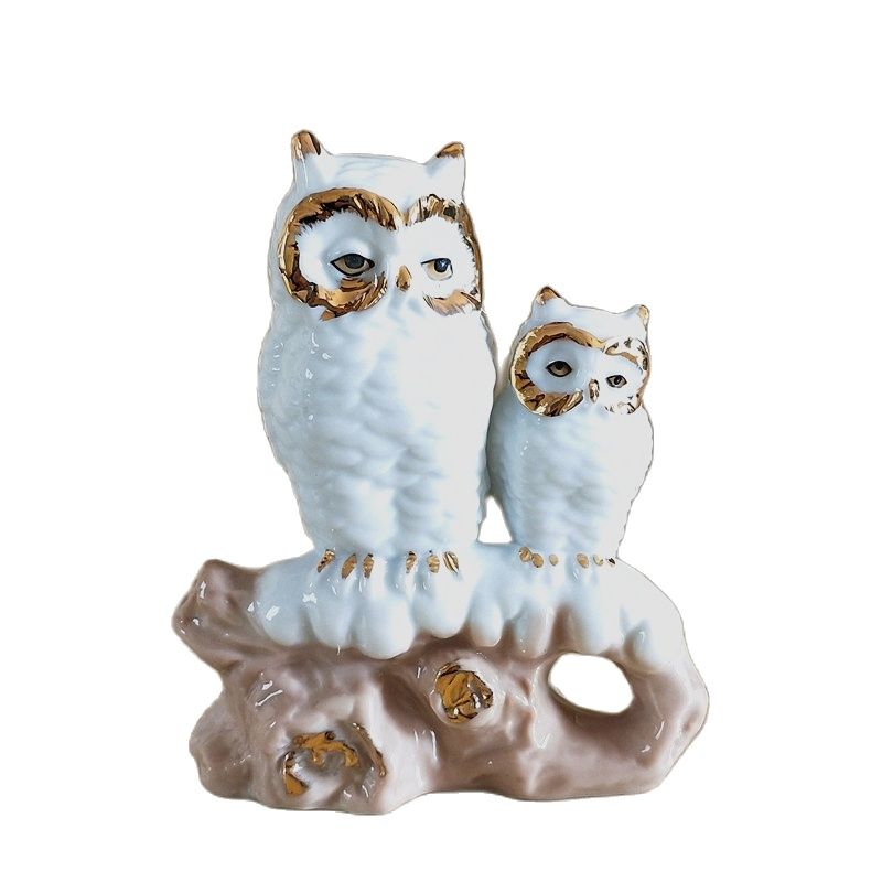 Gilt Porcelain Mother Owl Figu - Art And Craft For Mother'S Day recensie en prijs