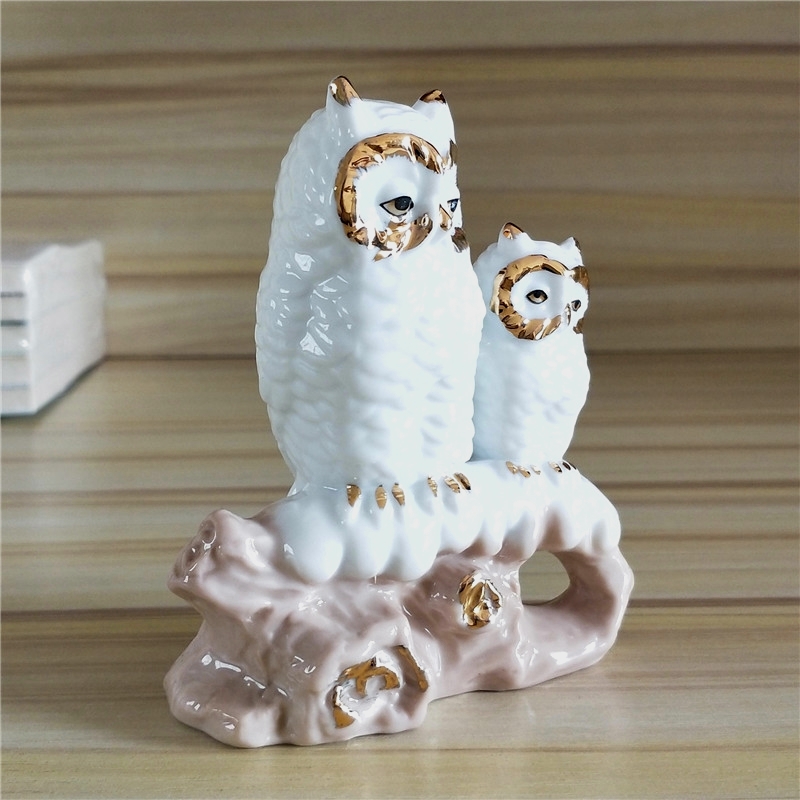 Gilt Porcelain Mother Owl Figu - Art And Craft For Mother'S Day recensie en prijs