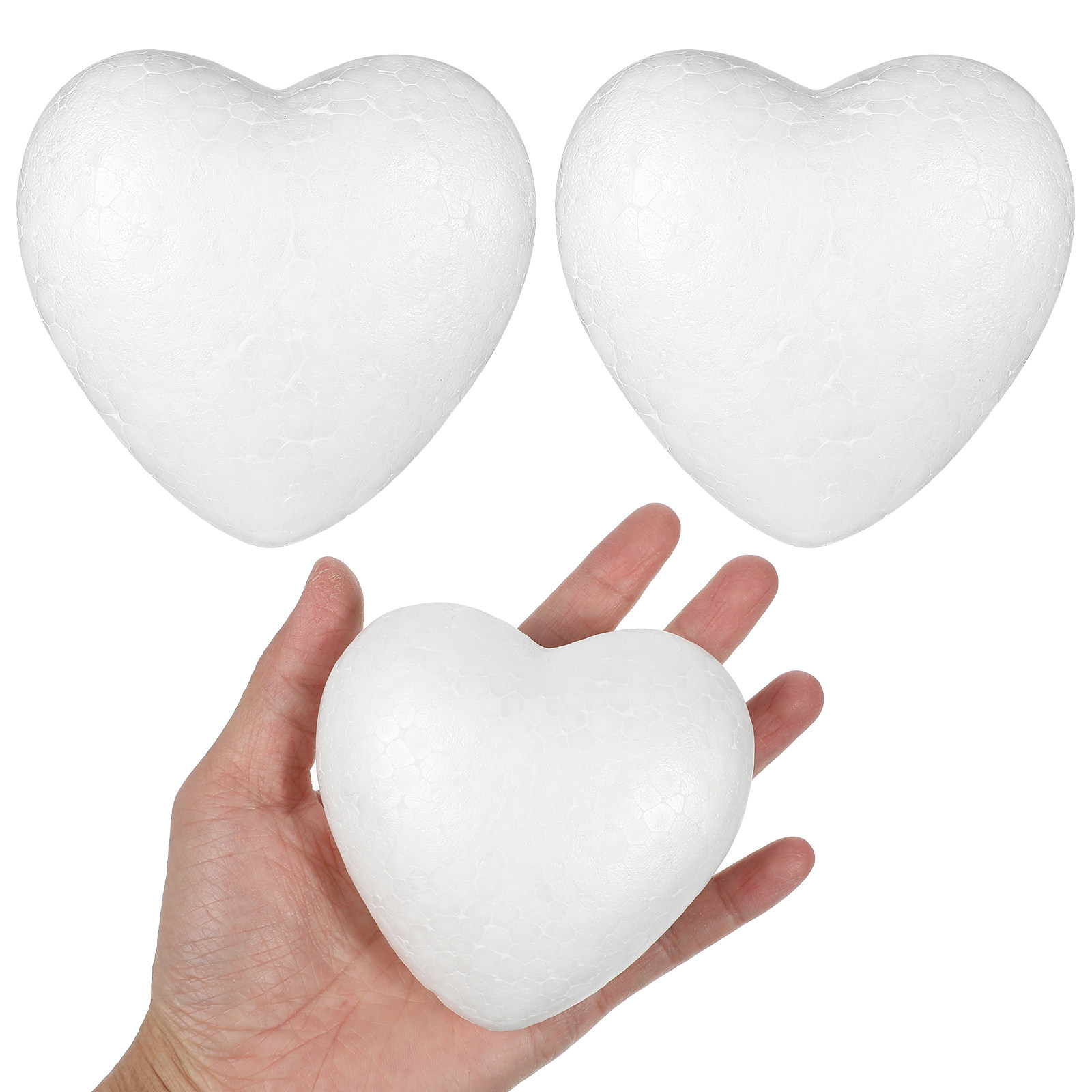 3Pcs Polystyrene Heart Balls 1 - Art Craft Party recensie en prijs