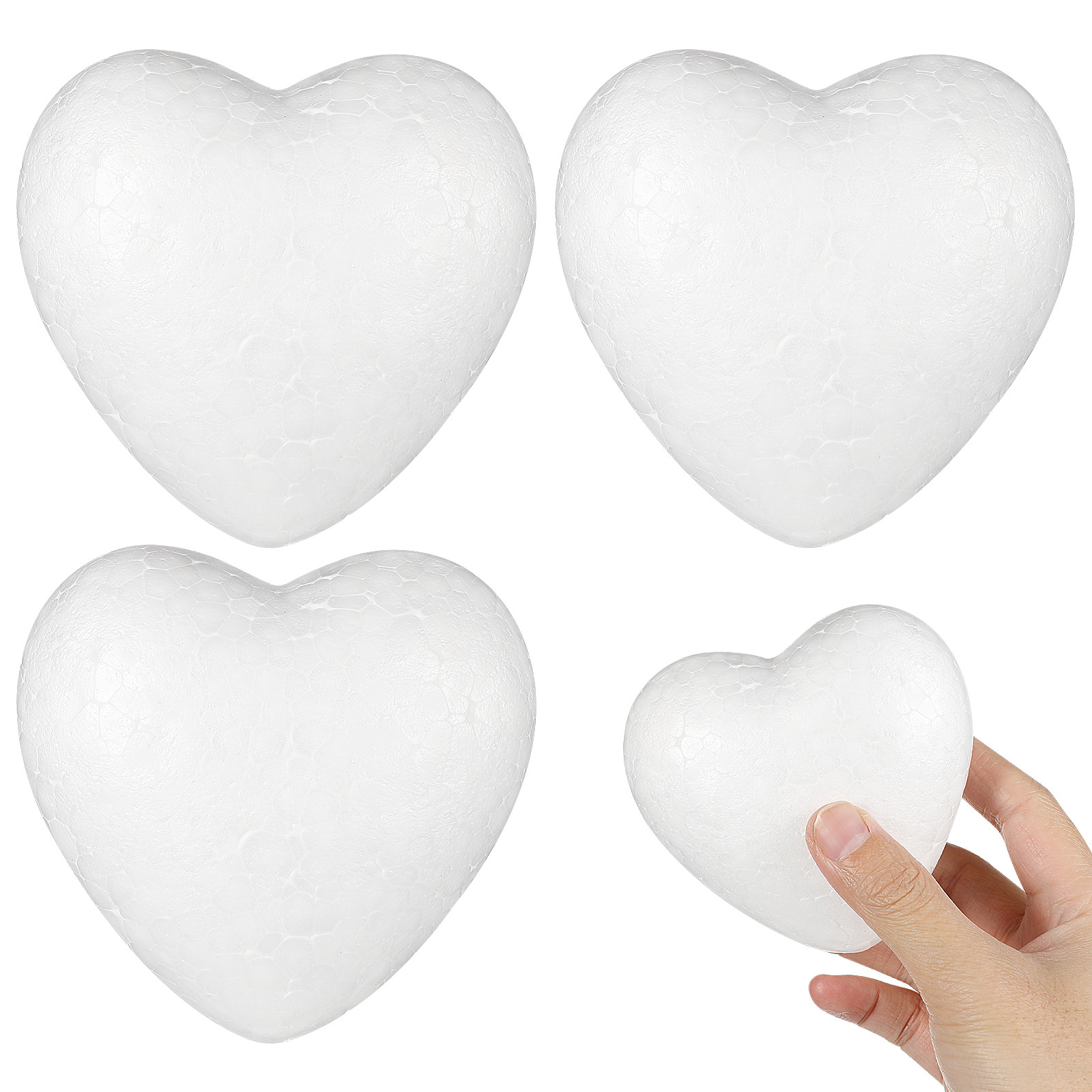 3Pcs Polystyrene Heart Balls 1 - Art Craft Party recensie en prijs