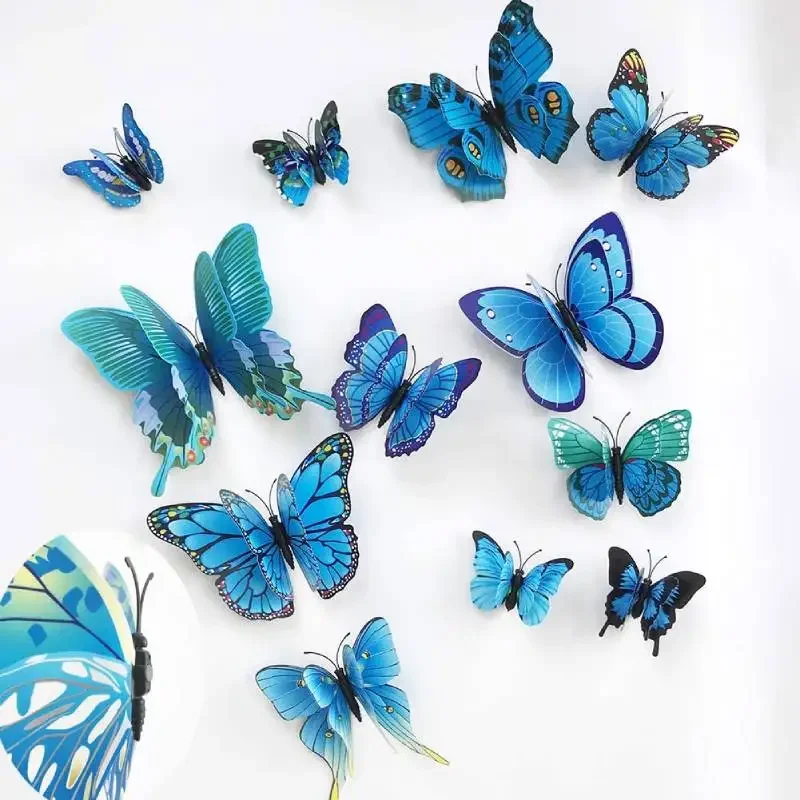 12pcs 3D Colorful Butterfly Wa - Art And Craft For Nursery recensie en prijs