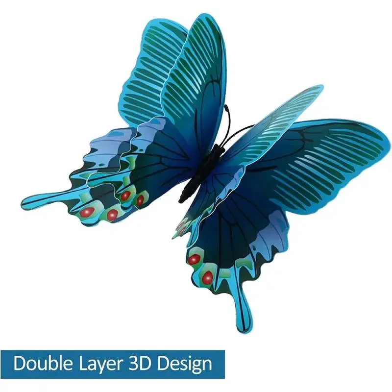 12pcs 3D Colorful Butterfly Wa - Art And Craft For Nursery recensie en prijs