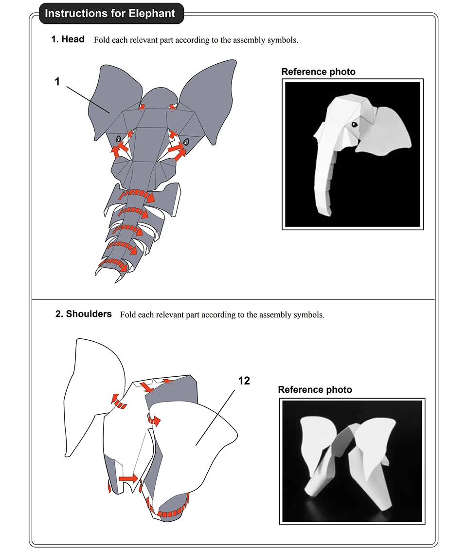African Elephant Origami Art M - Art Craft Elephant recensie en prijs