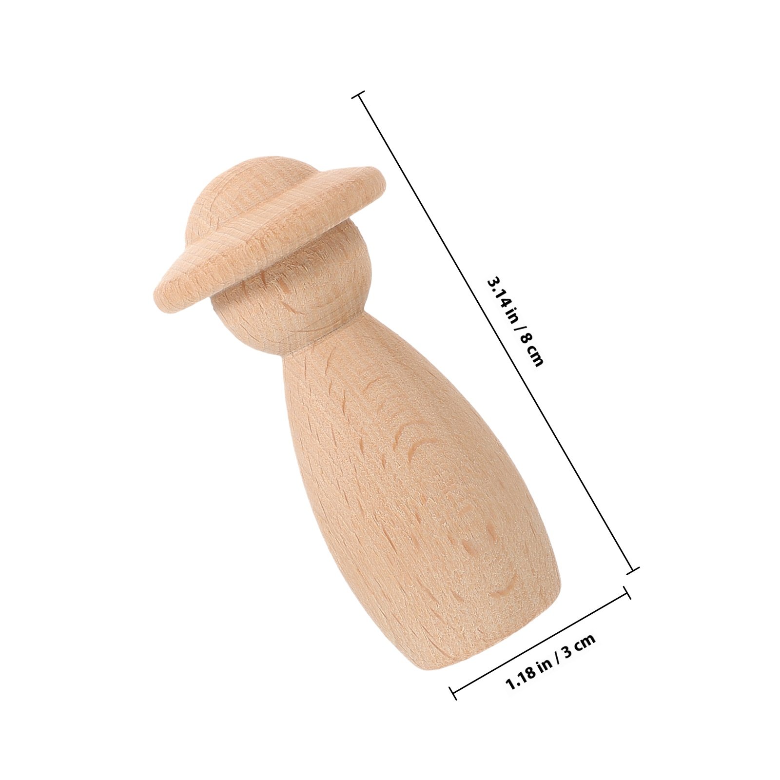 DIY Unpainted Wooden Peg Peopl - Art And Craft For Nursery recensie en prijs