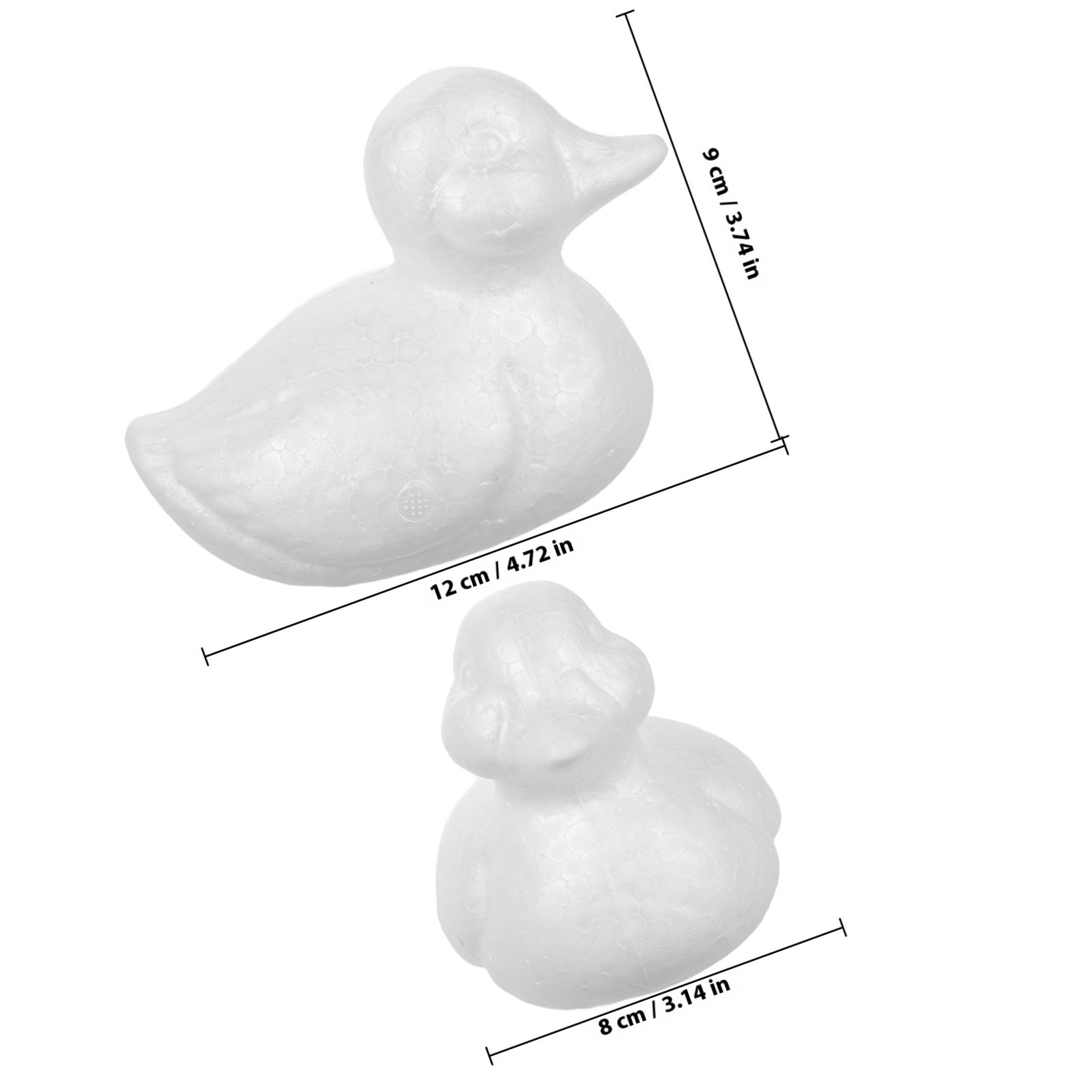 5pcs Foam Duck Shapes White Po - Art Craft Party recensie en prijs