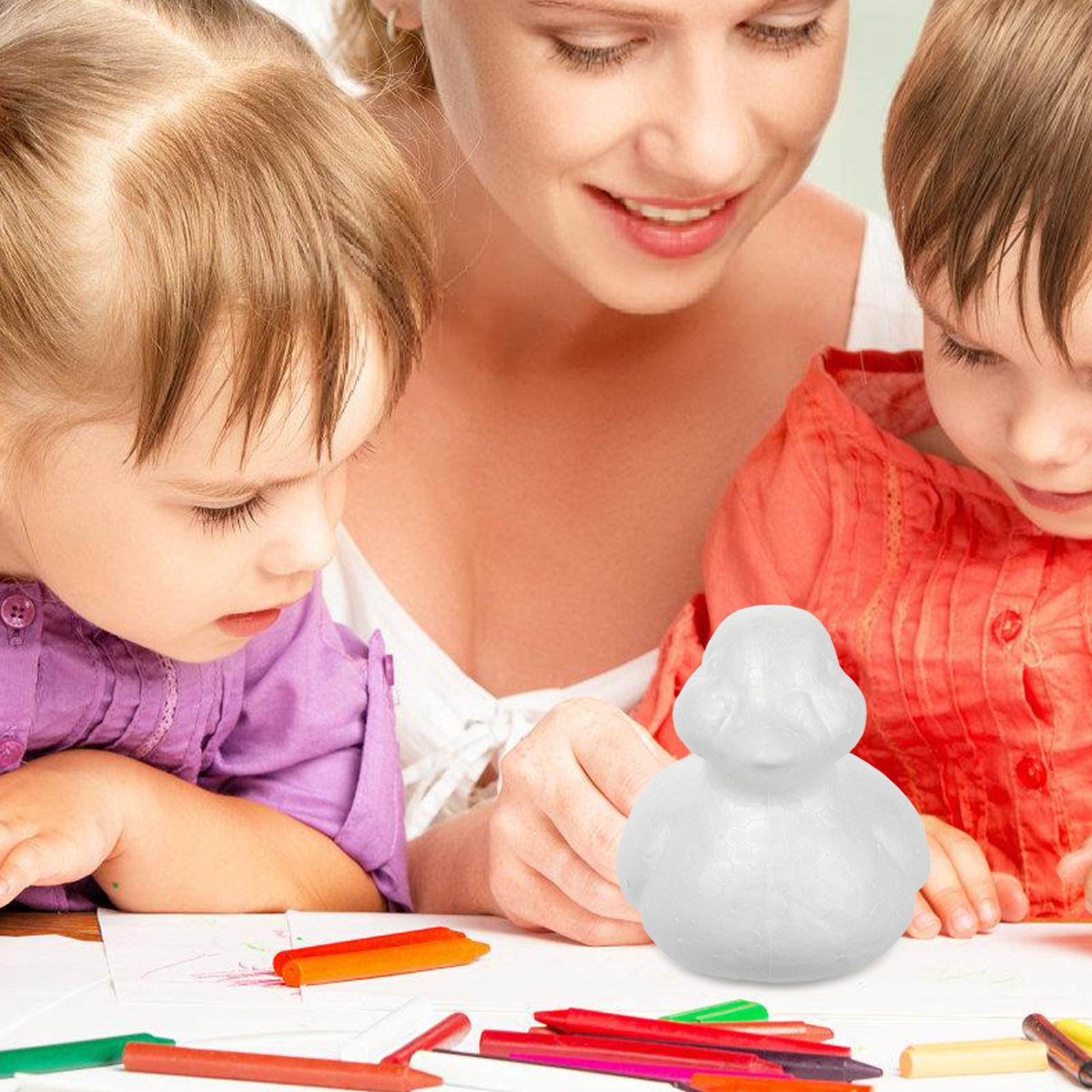 5pcs Foam Duck Shapes White Po - Art Craft Party recensie en prijs