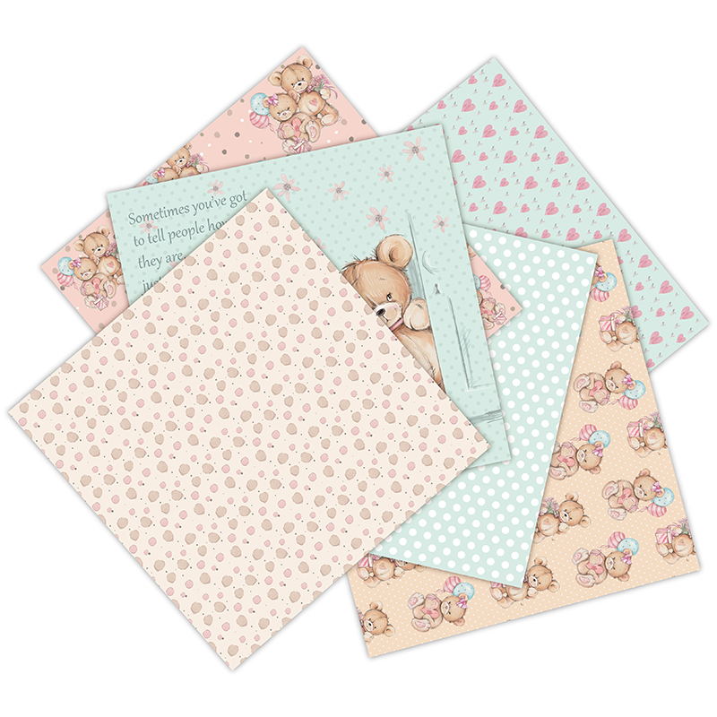 12 Sheets little bear Scrapboo - Art Craft Birthday Party recensie en prijs