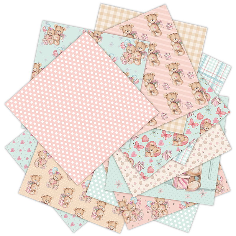 12 Sheets little bear Scrapboo - Art Craft Birthday Party recensie en prijs