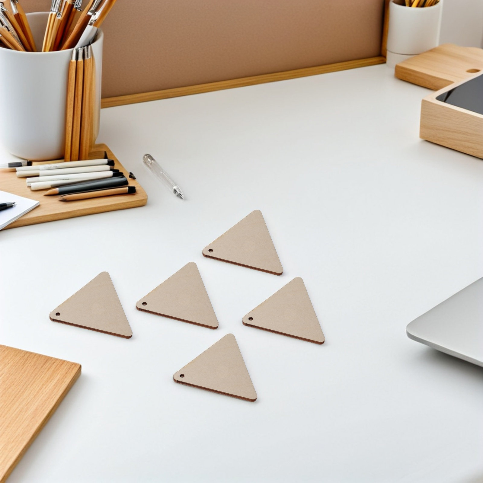 Wooden Triangle Wall Art Hangi - Art And Craft For Nursery recensie en prijs