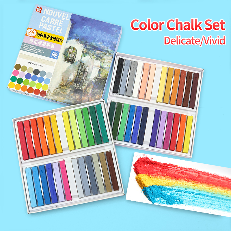 Sakura Hard Pastel Crayon 12/2 - Chalk Pastel Set recensie en prijs