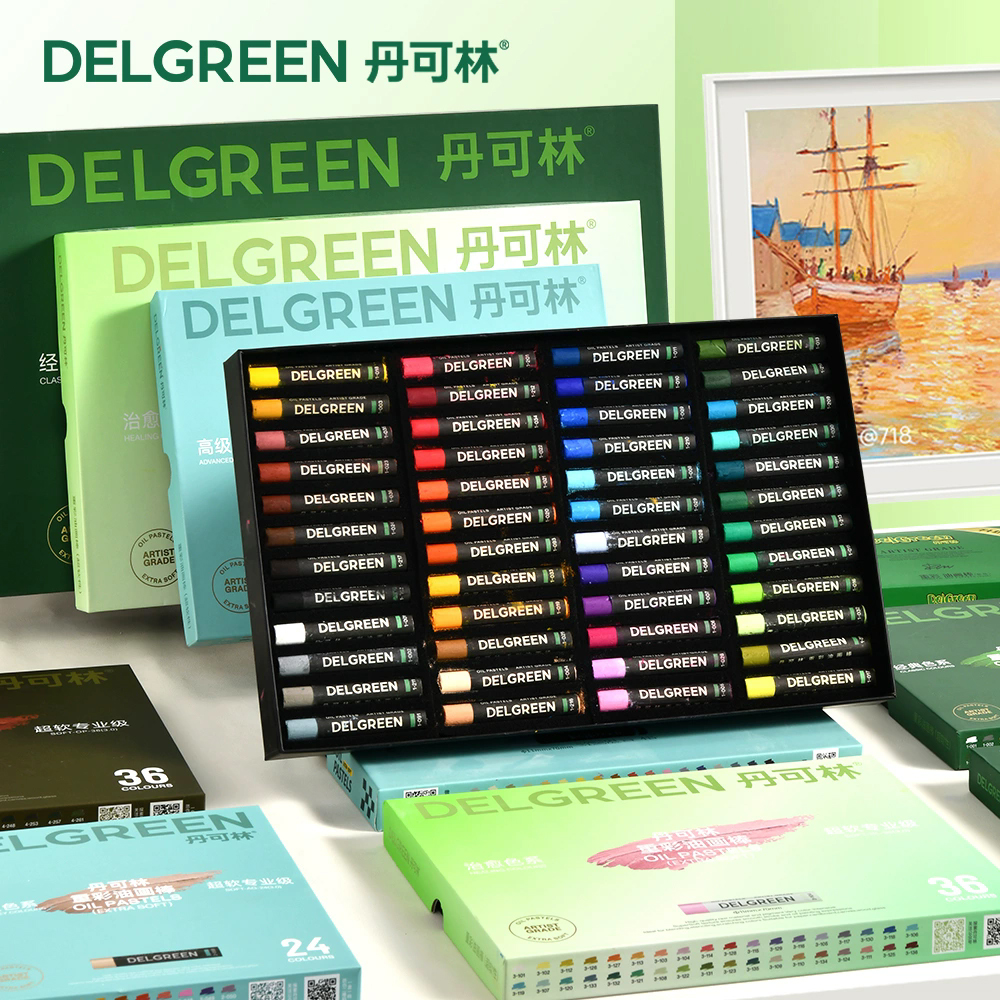 DELGREEN Artist Soft Oil Paste - Chalk Pastel Set recensie en prijs